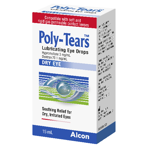 Poly Tears Lubricating Eye Drops 15ML