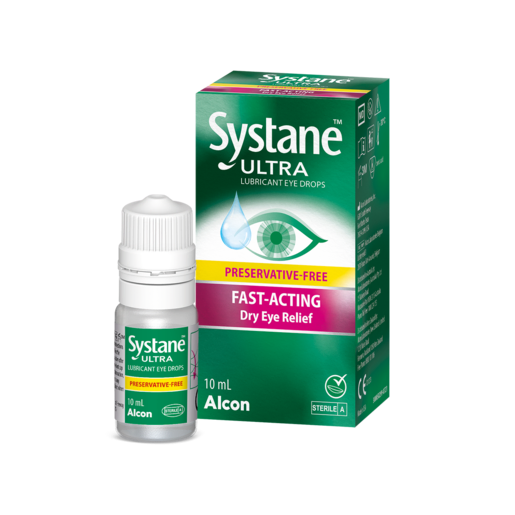 Systane Ultra Preservative-Free Lubricant Eye Drops 10mL