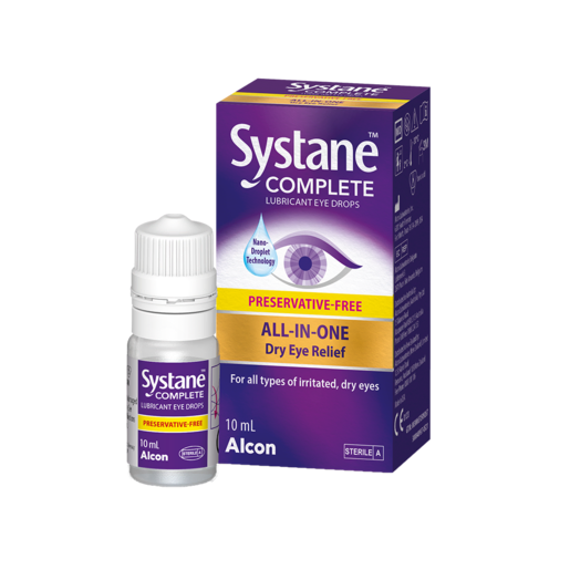 Systane Complete Preservative-Free Lubricant Eye Drops 10mL