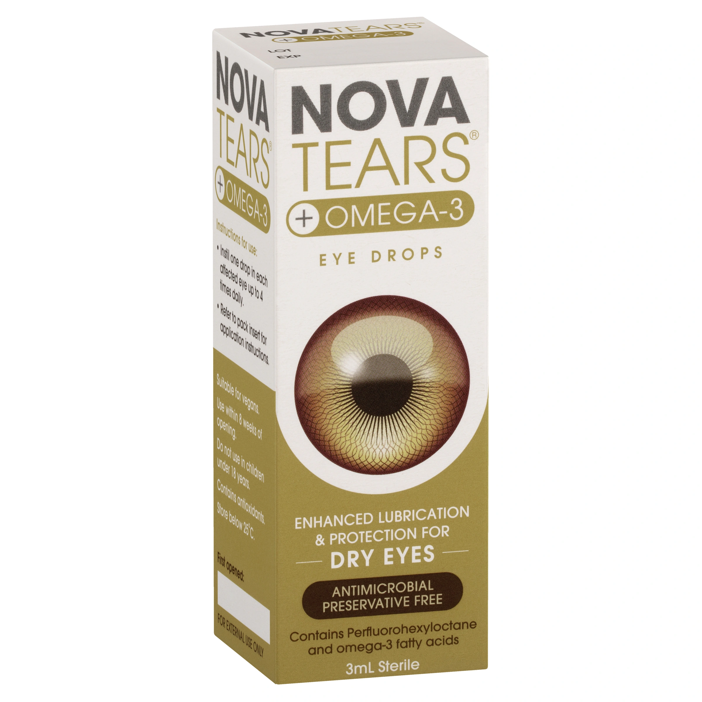 NovaTears® + Omega-3 Eye Drops 3mL