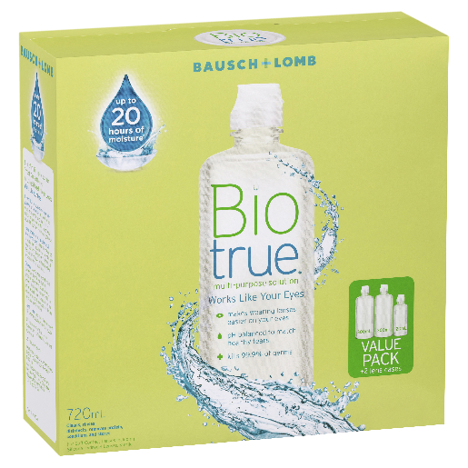 Biotrue Multi-Purpose Solution Value Pack 720 mL 