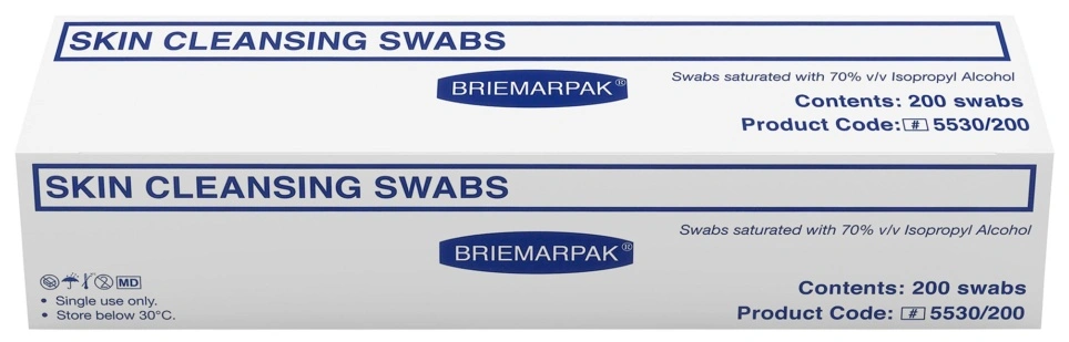Mediswabs Skin Cleaning Swab 200pk 