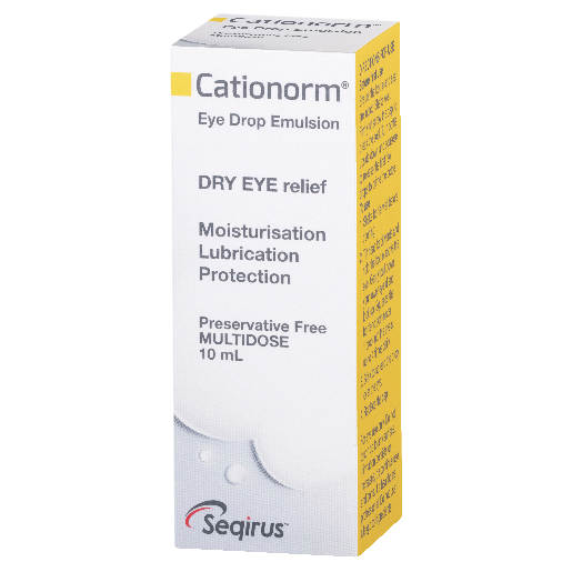 Cationorm Eye Drop Emulsion Dry Eye Relief 10mL