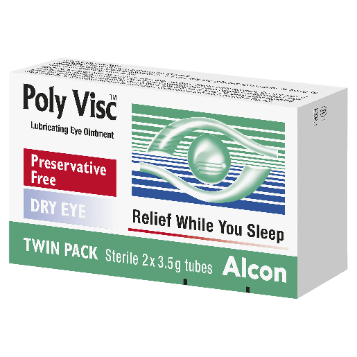 Poly Visc Lubricating Eye Ointment 2 x 3.5g