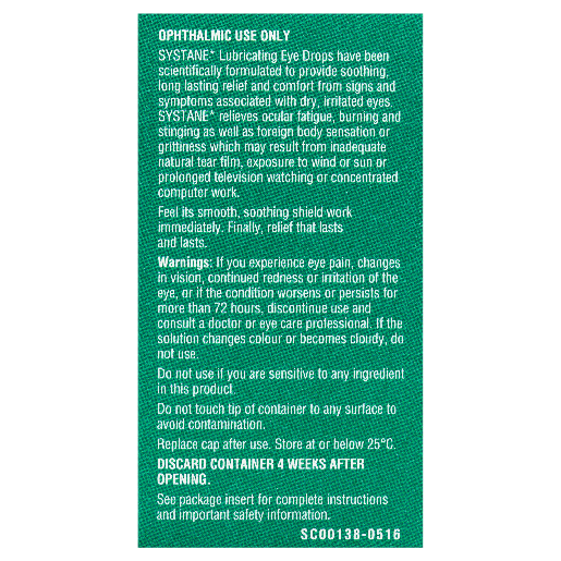 Systane Original Lubricating Eye Drops 15mL