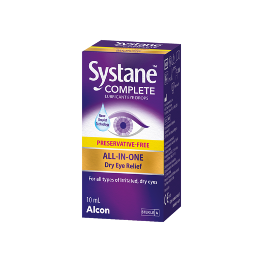 Systane Complete Preservative-Free Lubricant Eye Drops 10mL