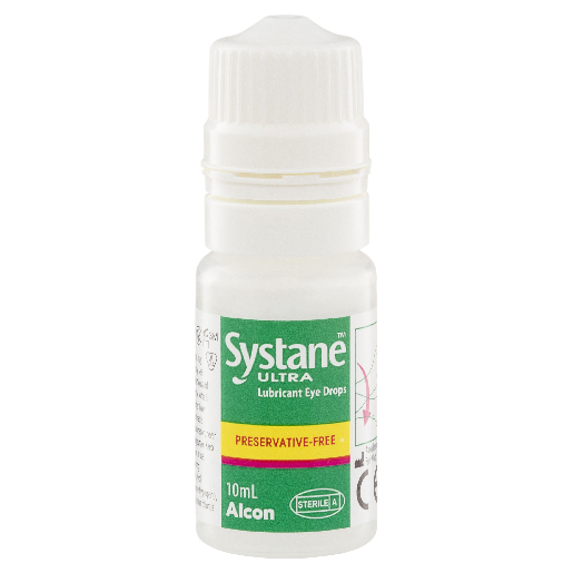 Systane Ultra Preservative-Free Lubricant Eye Drops 10mL