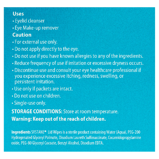 Systane Lid Wipes 30pk