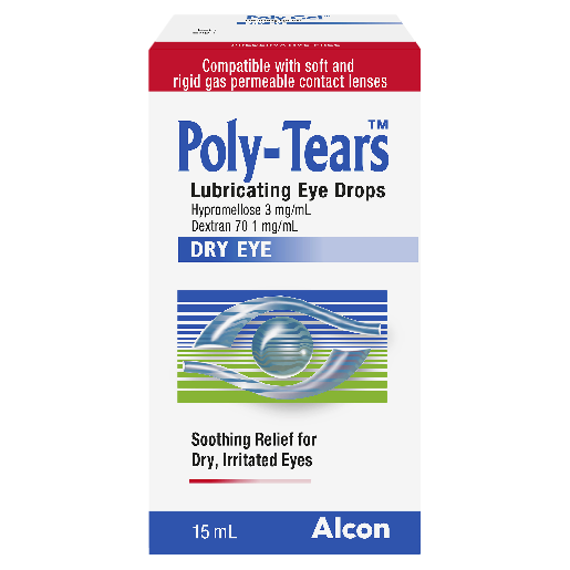 Poly Tears Lubricating Eye Drops 15ML
