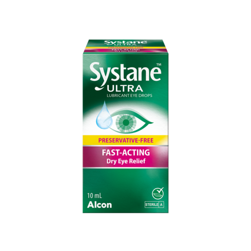 Systane Ultra Preservative-Free Lubricant Eye Drops 10mL