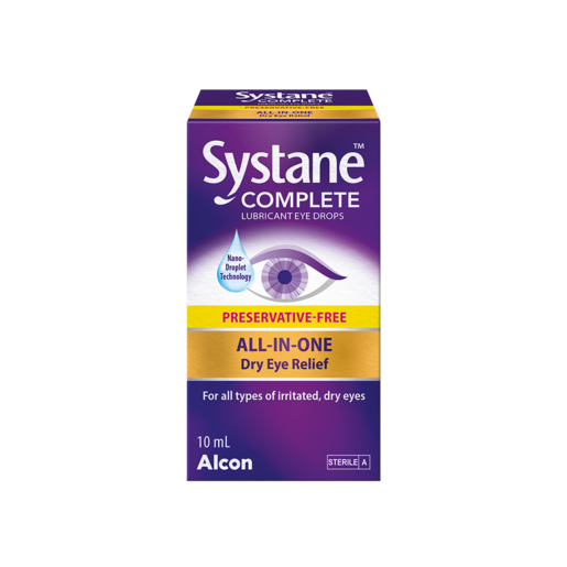 Systane Complete Preservative-Free Lubricant Eye Drops 10mL