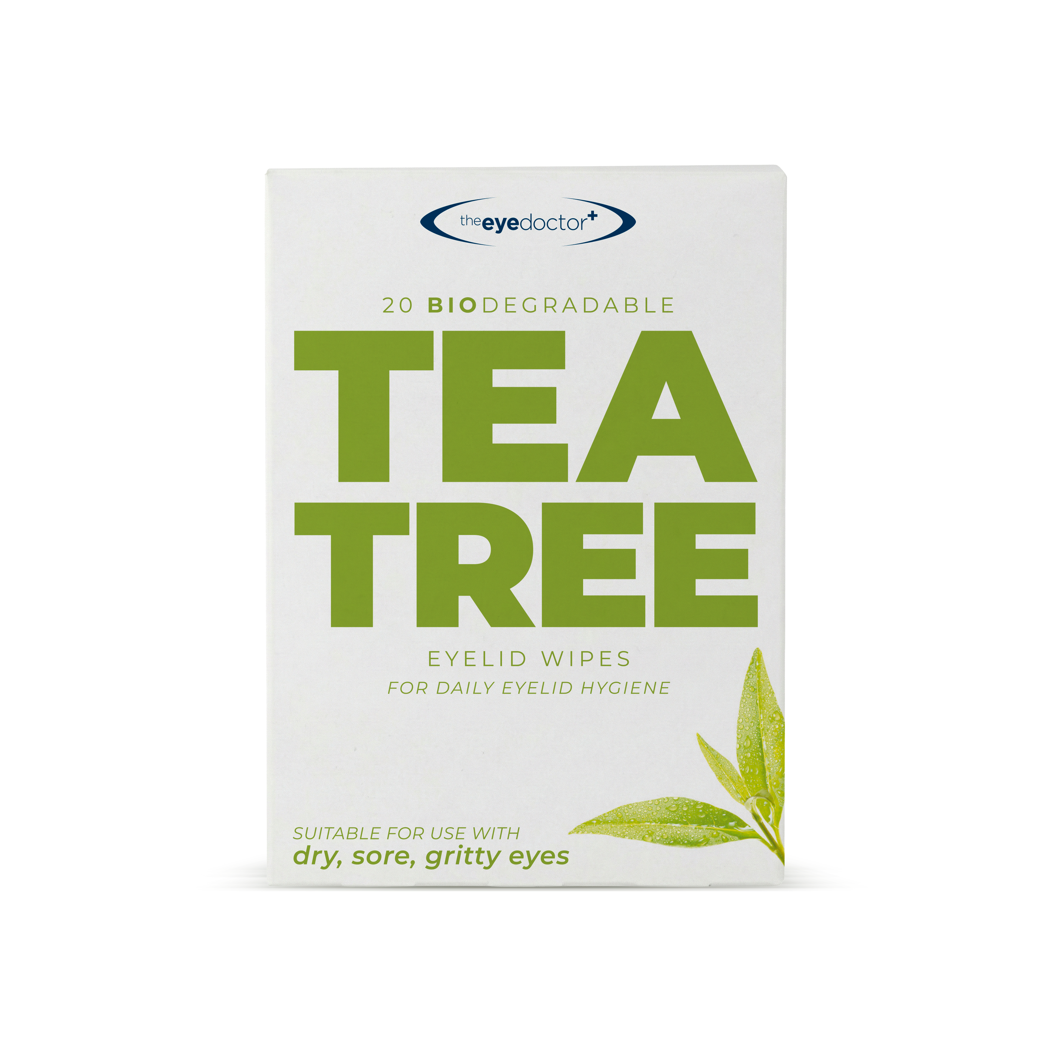 The Eye Doctor Tea Tree Oil Eyelid Wipes - 20pk