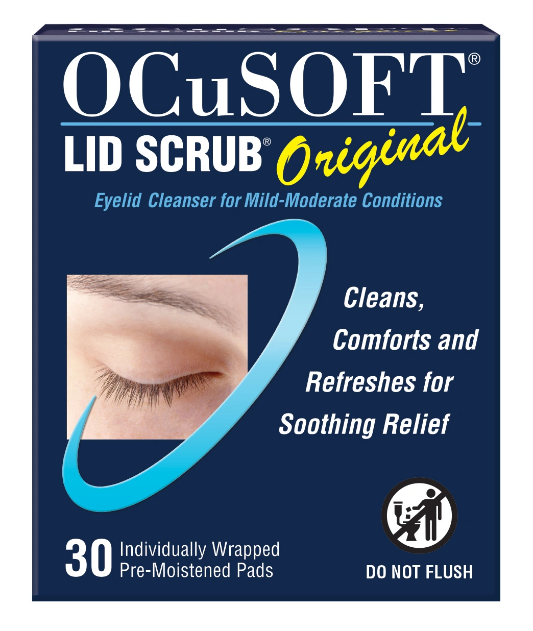 OCuSOFT Lid Scrub Original Pre-Moistened Pads 30 pk