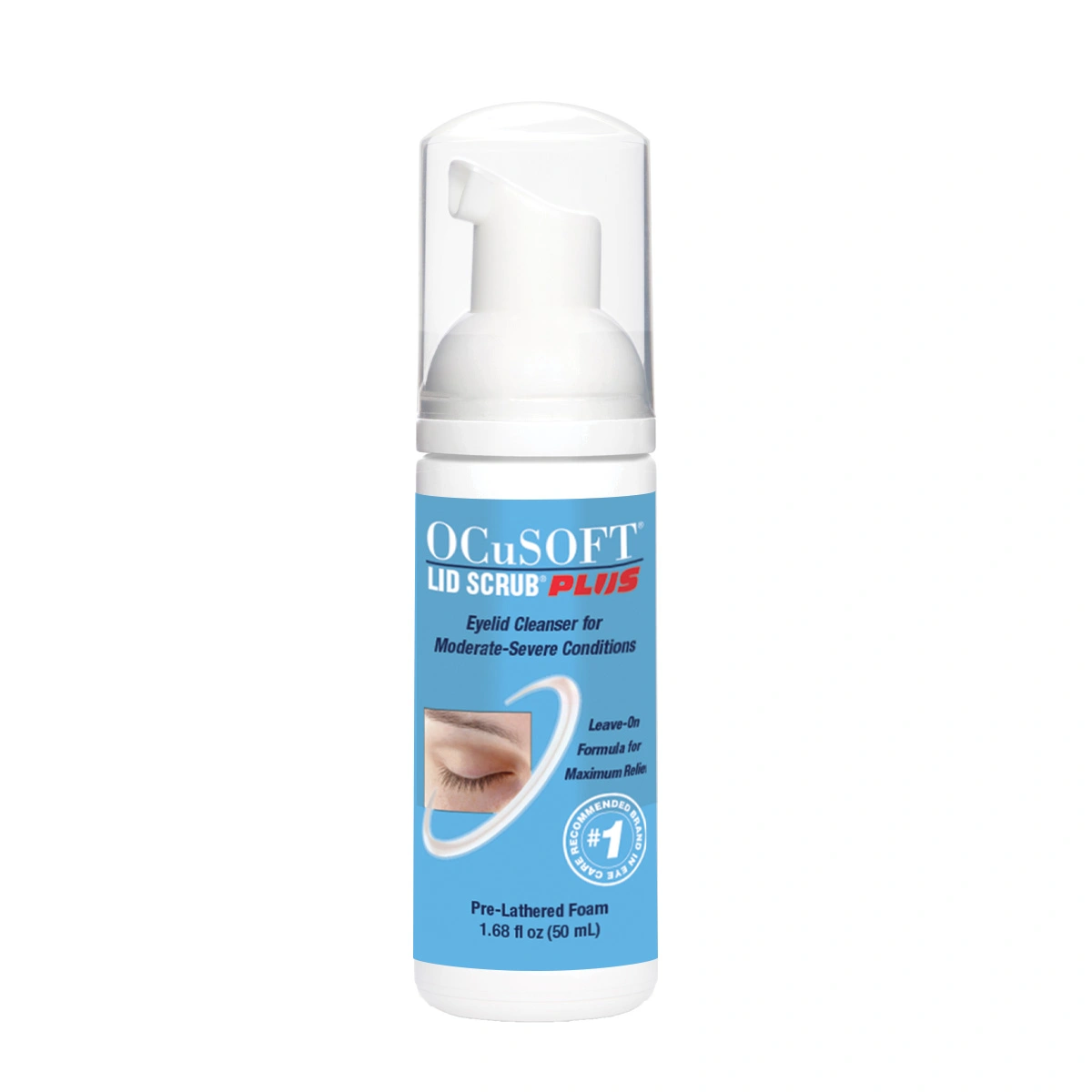 OCuSOFT Lid Scrub PLUS Foaming Eyelid Cleanser - 50 mL