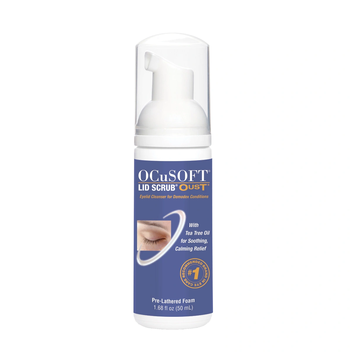 OCuSOFT Lid Scrub Oust Foaming Eyelid Cleanser - 50 mL