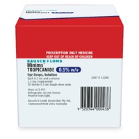 Tropicamide 0.5% Minims