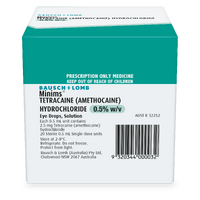 Amethocaine Hydrochloride 0.5% Minims