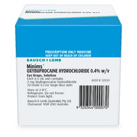 Oxybuprocaine Hydrochloride 0.4% Minims
