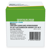 Lignocaine (Lidocaine) HCL/FLU 4% Plus 0.25% Drops Minims