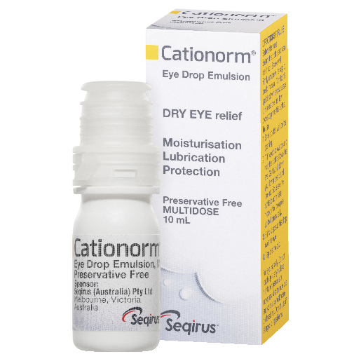 Cationorm Eye Drop Emulsion Dry Eye Relief 10mL