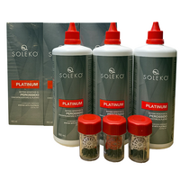 Menicon Soleko Platinum Hydrogen Peroxide Solution Value Pack 