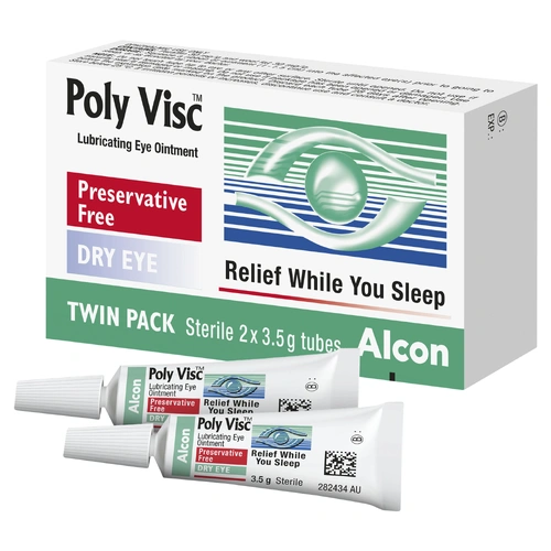 Poly Visc Lubricating Eye Ointment 2 x 3.5g