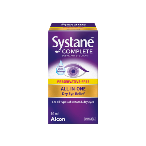 Systane Complete Preservative-Free Lubricant Eye Drops 10mL