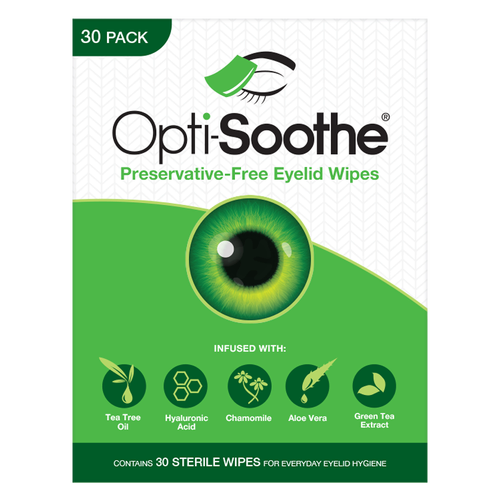 Opti-Soothe® Preservative-Free Eyelid Wipes