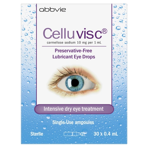Celluvisc® Lubricant Eye Drops 30 x 0.4 mL