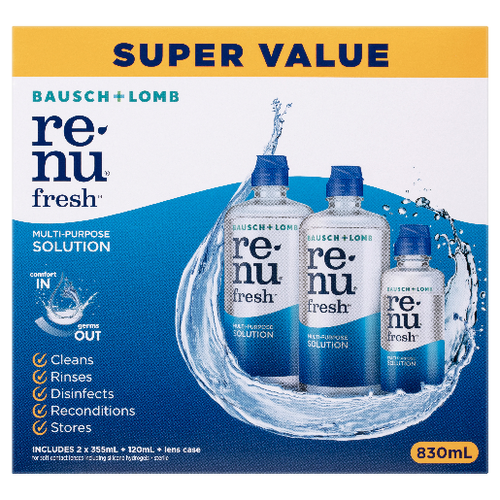 Renu Fresh Multi - Purpose Solution Super Value 830 mL