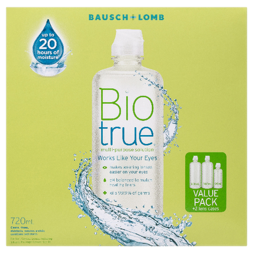 Biotrue Multi-Purpose Solution Value Pack 720 mL 