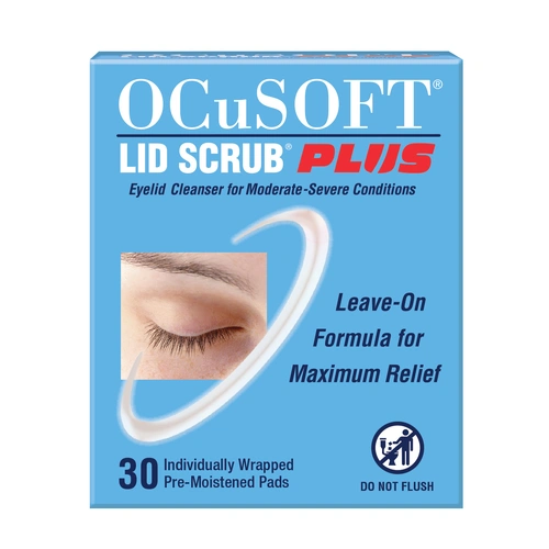 OCuSOFT Lid Scrub PLUS Pre-Moistened Pads - 30pk