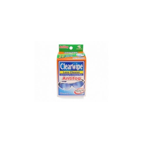 Clearwipe Lens Cleaner Anti Fog Wipes 20 Pack