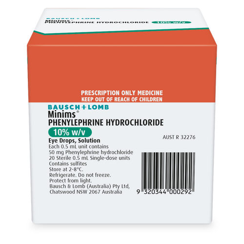 Phenylephrine Hydrochloride 10% Minims