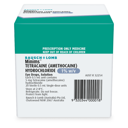 Amethocaine Hydrochloride 1.0% Minims