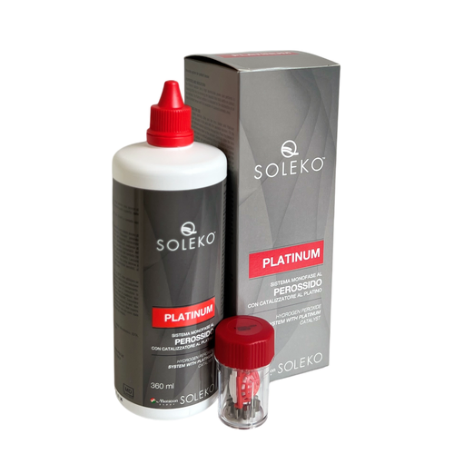 Menicon Soleko Platinum Hydrogen Peroxide Solution 360mL