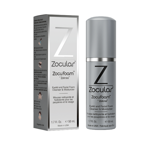 Zocular ZocuFoam Eyelid and Facial Foam Cleaner - 50mL